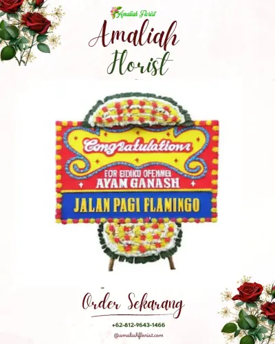 Bunga Papan Congratulation di Manutapen